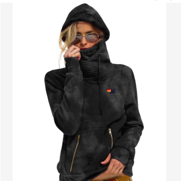 Aviator Nation Tops - 🖤AN charcoal tie dye ninja 🥷 LOWEST